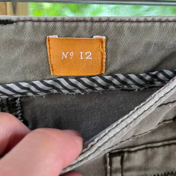Anthropologie Pilcro And The Letterpress Taupe Utility Pants Size 12 - Picture 9 of 11